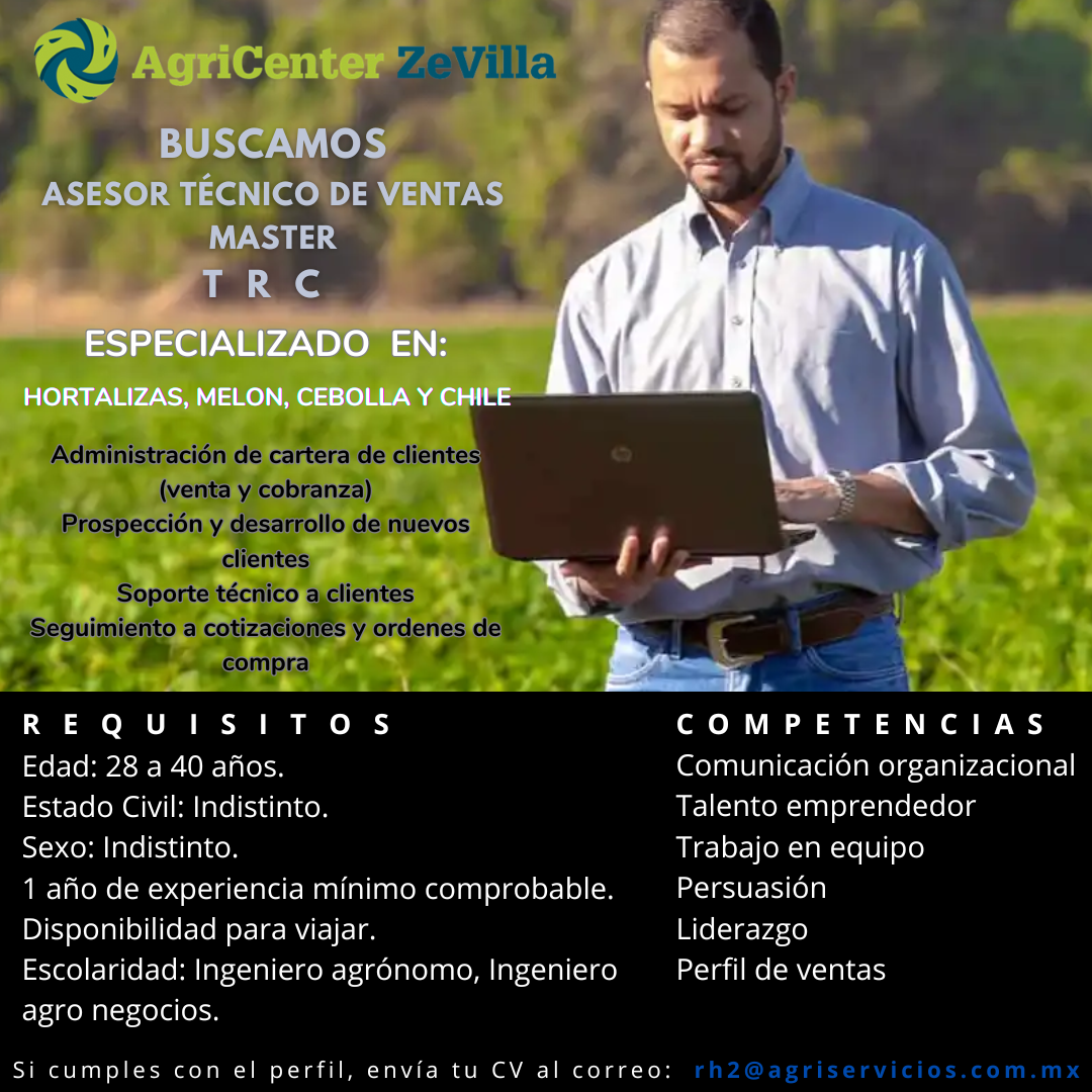 ASESOR TÉCNICO DE VENTAS - MASTER -